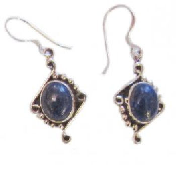 Lapis Stone Earring - Click Image to Close